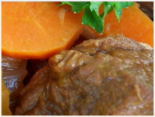 Boeuf au Jus de Carottes