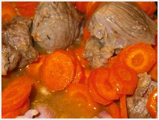 Boeuf au Vin Blanc Carottes