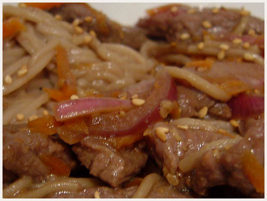 Boeuf au Wok Gingembre