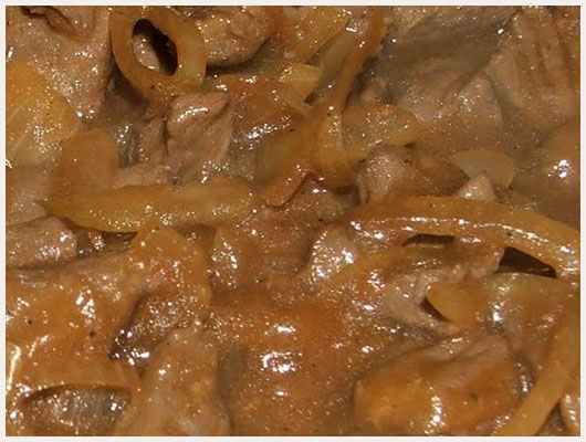 Boeuf aux Oignons Facile