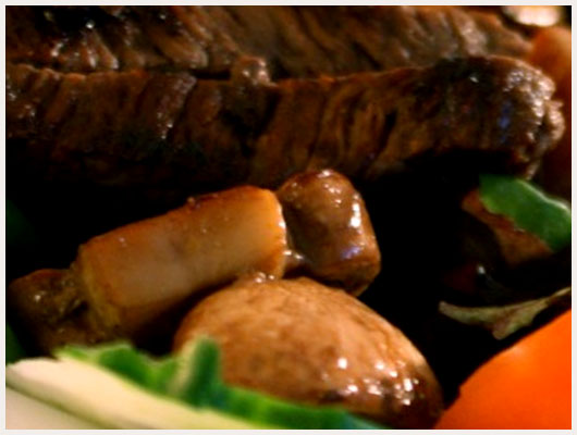 Boeuf aux Olives et Champignons