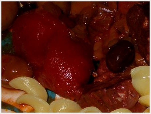 boeuf aux Olives et Tomates
