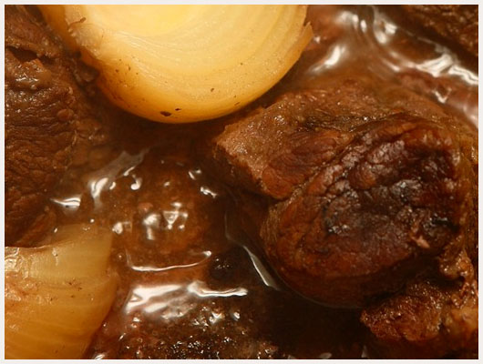 Boeuf Bourguignon sans Vin