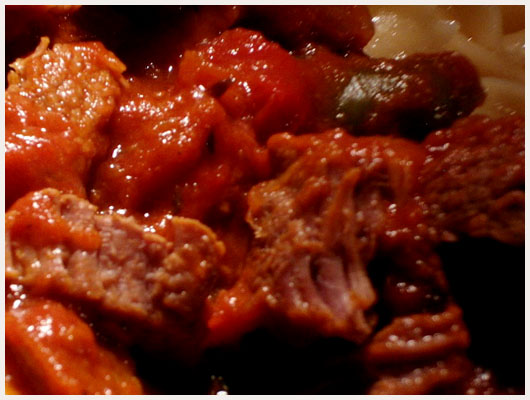 Boeuf en Sauce Tomate