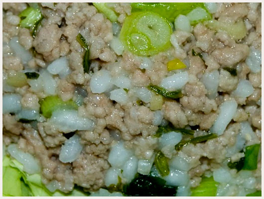 Boeuf Haché Asperge