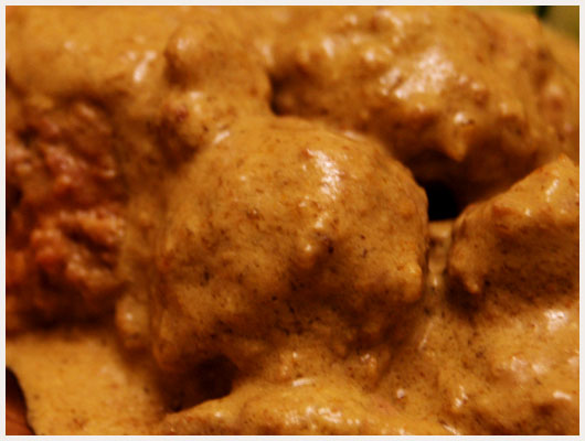 Boulettes de Boeuf au Curry