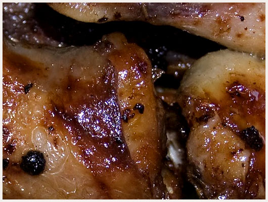 Caille au Miel et Moutarde