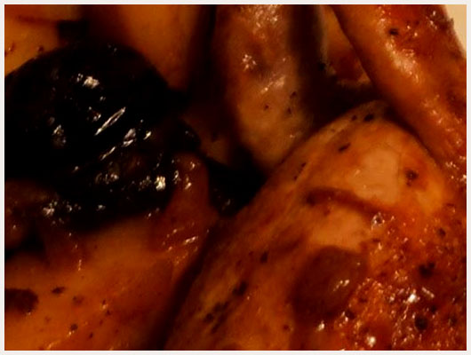 Caille Farcie aux Fruits Secs