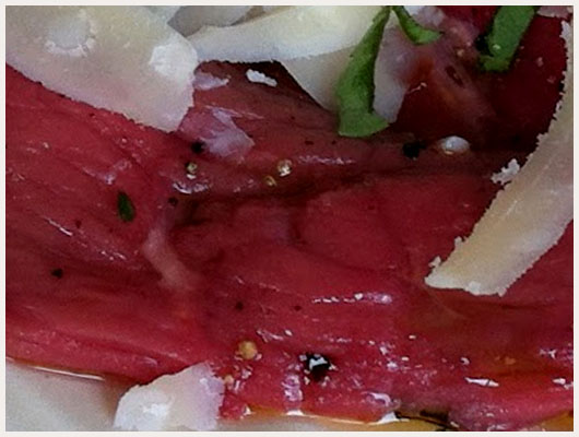 Carpaccio de Boeuf Basilic