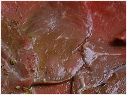 Carpaccio de Boeuf Chaud