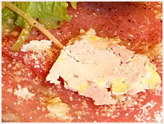 Carpaccio de Boeuf Foie Gras