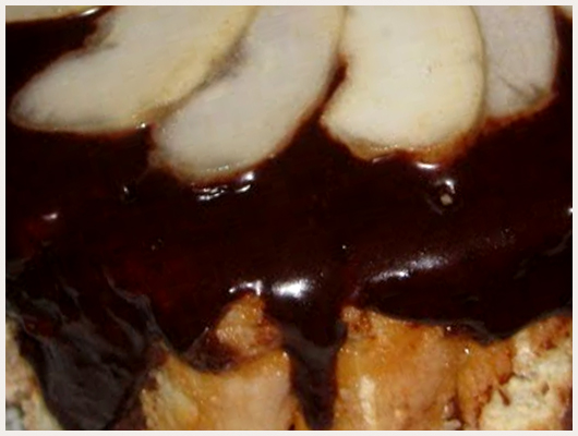 Charlotte au Chocolat et Poire