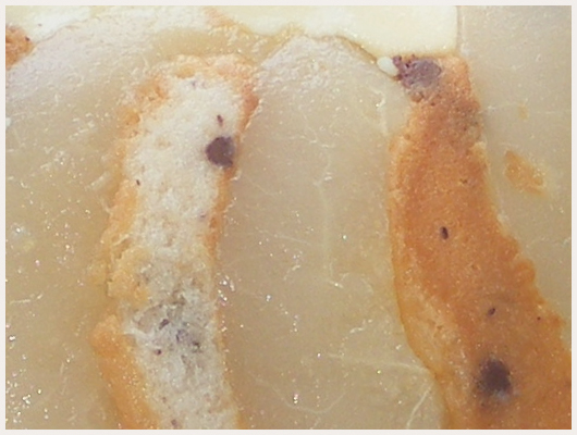 Charlotte au Fromage Blanc Poire