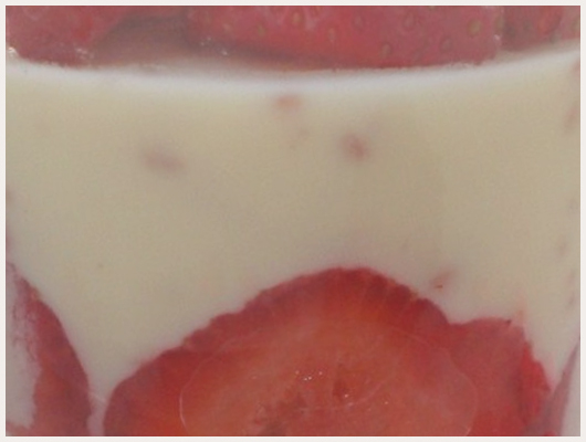Charlotte aux Fraises en Verrine