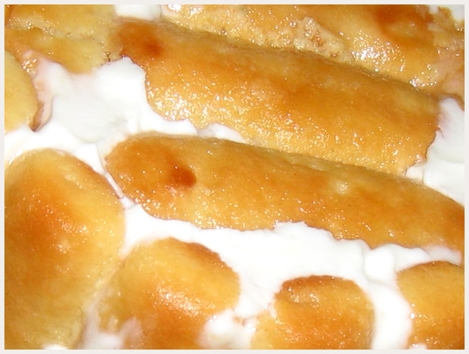 Charlotte aux Poires et Fromage Blanc