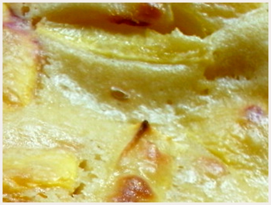 Clafoutis Pêche