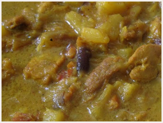 Colombo de Porc au Lait de Coco
