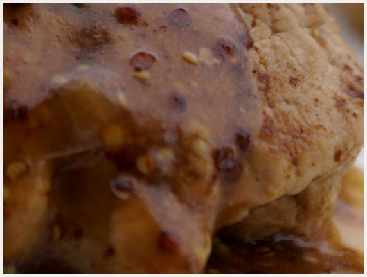 Côte de Porc Sauce Moutarde