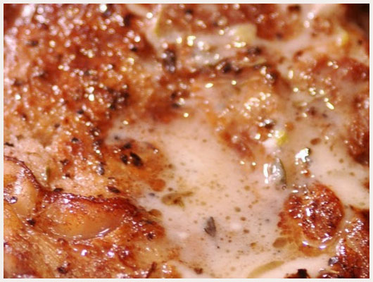 Côte de Veau au Roquefort
