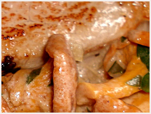 Côte de Veau aux Girolles