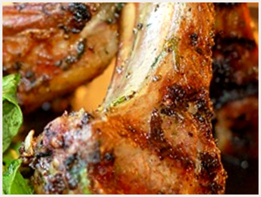 Côtelette d'Agneau au Barbecue