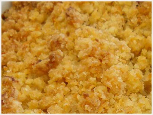 Crumble Ananas Chocolat