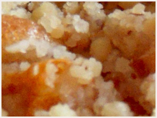 Crumble aux abricots
