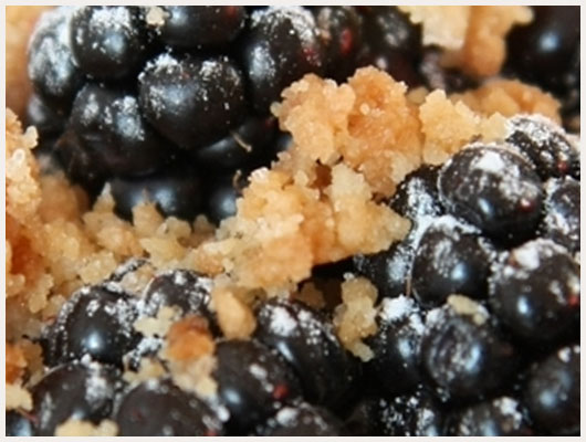 Crumble aux Mûres