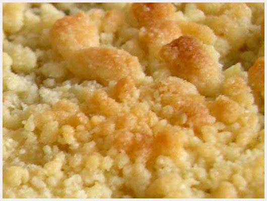 Crumble aux poires