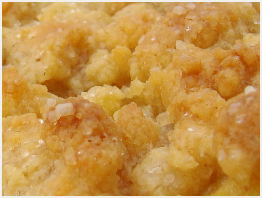 Crumble aux pommes poires