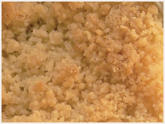 Crumble aux pommes