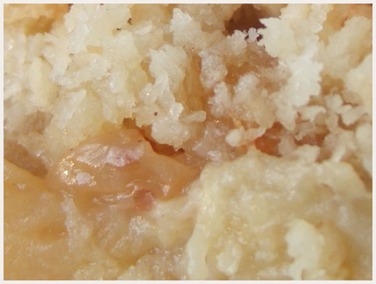 Crumble Banane Pomme