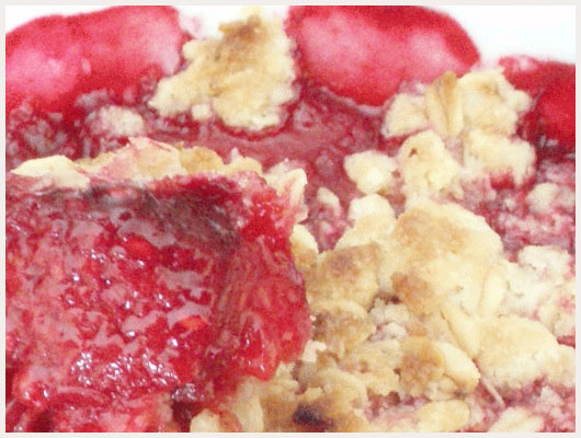 Crumble Framboise