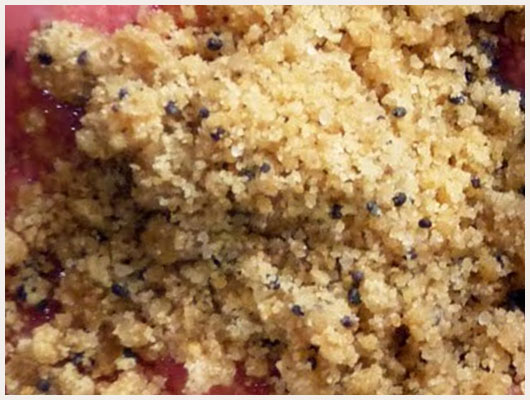 Crumble Fruits Rouges Surgelés