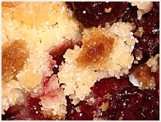 Crumble Mûres