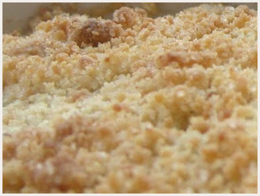 Crumble Poire