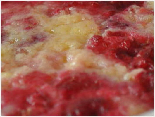 Crumble Pomme Framboise