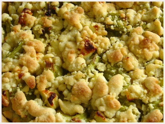 Crumble Pomme Rhubarbe