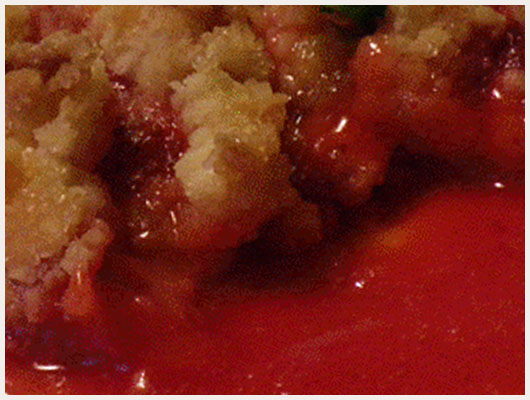 Crumble Rhubarbe Fraise
