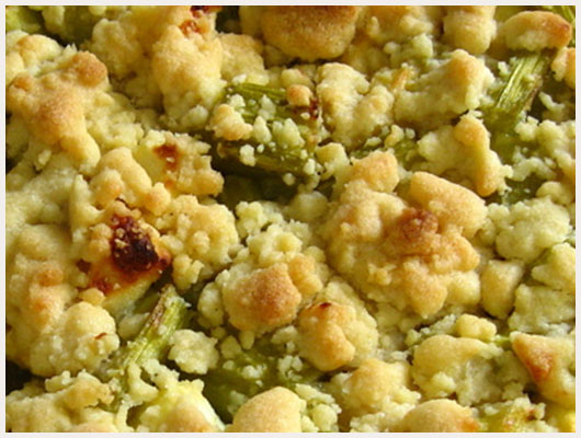 Crumble Rhubarbe Speculos