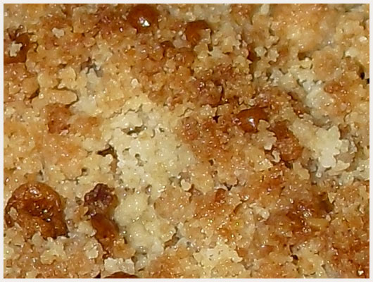 Crumble Sans Gluten