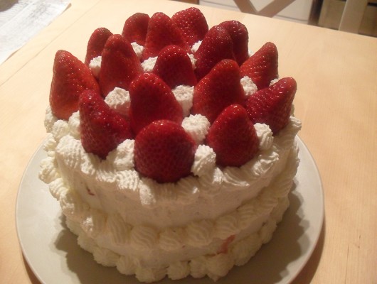 Dame Blanche aux Fraises