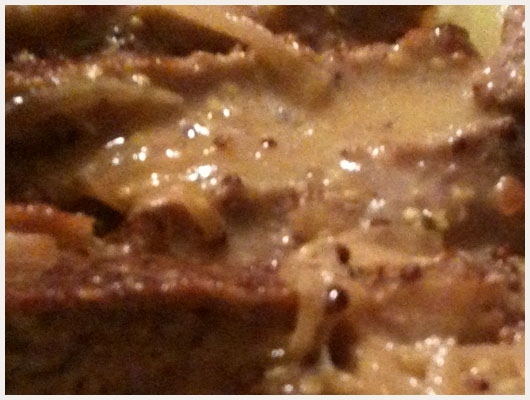 Echine de Porc à la Moutarde