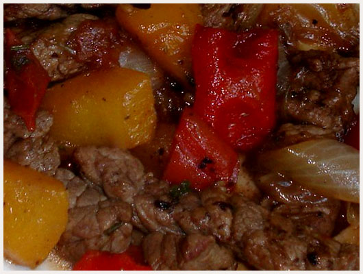 Emincé de Boeuf aux Légumes