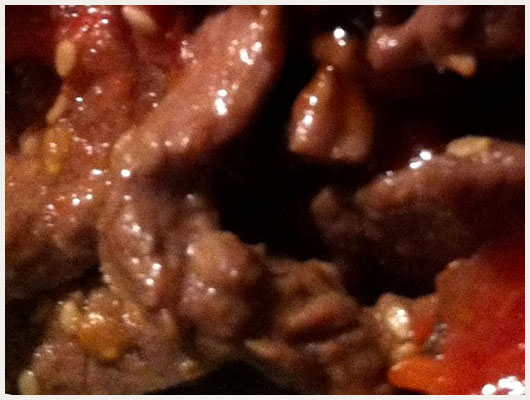 Emincé de Boeuf Thai