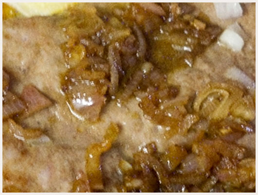 Escalope de Veau à l'Echalote