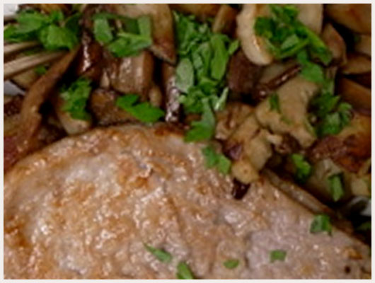 Escalope de Veau aux Cèpes