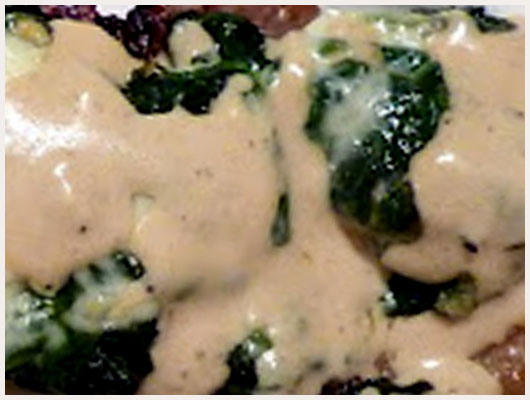 Escalope de Veau Sauce Roquefort