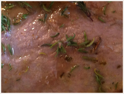 Filet d'Agneau au Thym