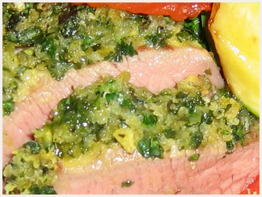 Filet d'Agneau en Croute d'Herbes